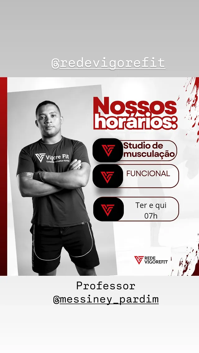Rede vigore fit - horario Funcional